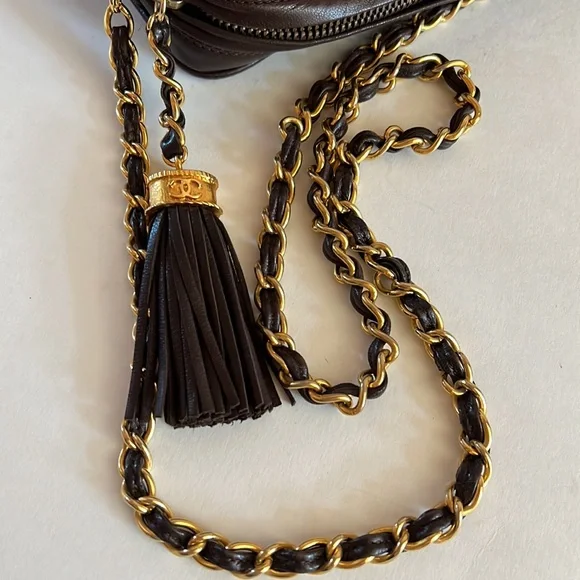 CHANEL brown lamb skin camera bag - Picture 16 of 16